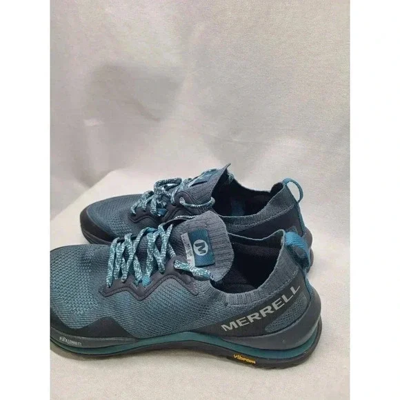 Merrell Running Shoes SAMPLE MENS Mag-9  Dragonfly Blue Vibram SIZE 8 - Picture 3 of 8
